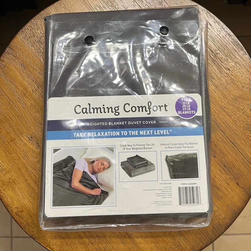 weighted blanket duvet cover!